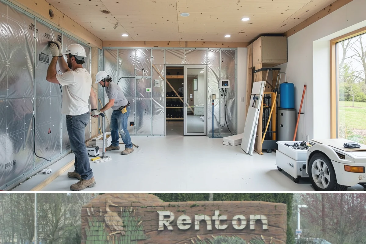 Panel Molding Installation in Renton, King County, WA - Panel molding is an interior detail that installs comfortably year-round, ideal for elevating rooms during the PNW rainy season.