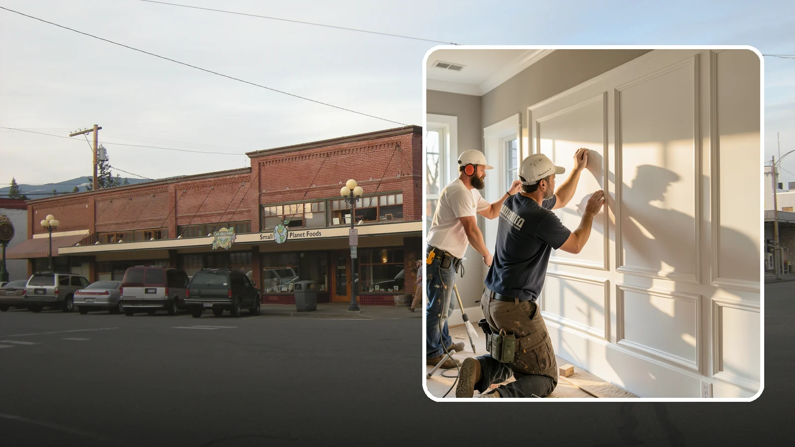 Panel Molding Installation in Sedro-Woolley, Skagit County, WA - Refined panel molding installation that creates framed wall panels for a distinguished, tailored look.