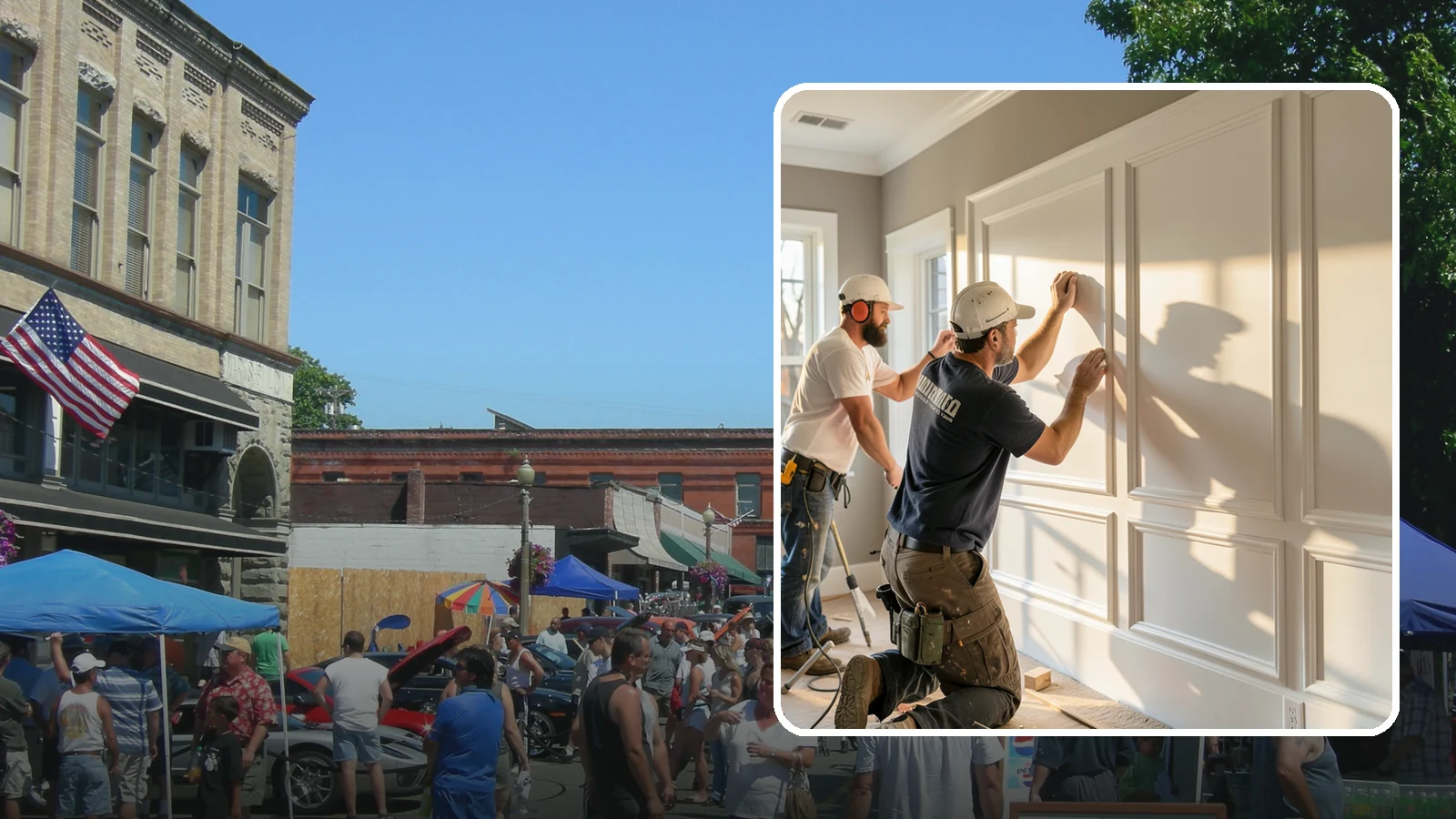 Panel Molding Installation in Snohomish, Snohomish County, WA - Refined panel molding installation that creates framed wall panels for a distinguished, tailored look.