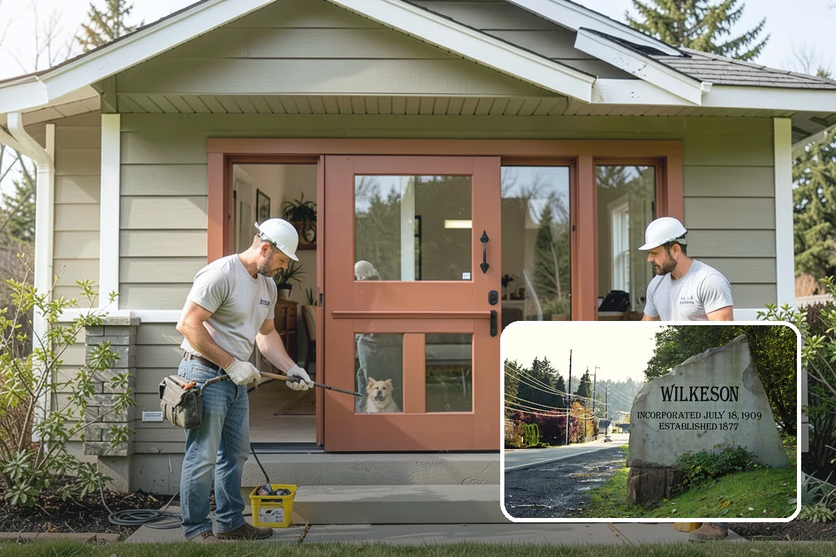 Panel Molding Installation in Wilkeson, Pierce County, WA - Balanced, symmetrical panel layouts
