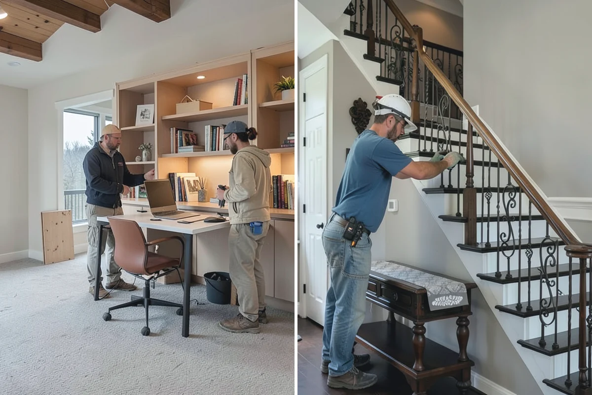 Panel Molding Installation in Wilkeson, Pierce County, WA - Plan panel sizes and spacing for the wall