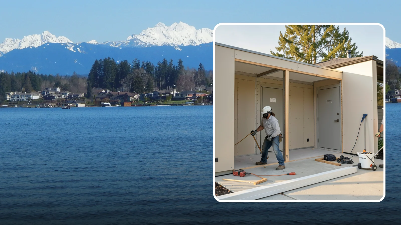 Panic Room Construction in Lake Stevens, Snohomish County, WA - We construct reinforced panic rooms that provide a secure, private refuge during emergencies.