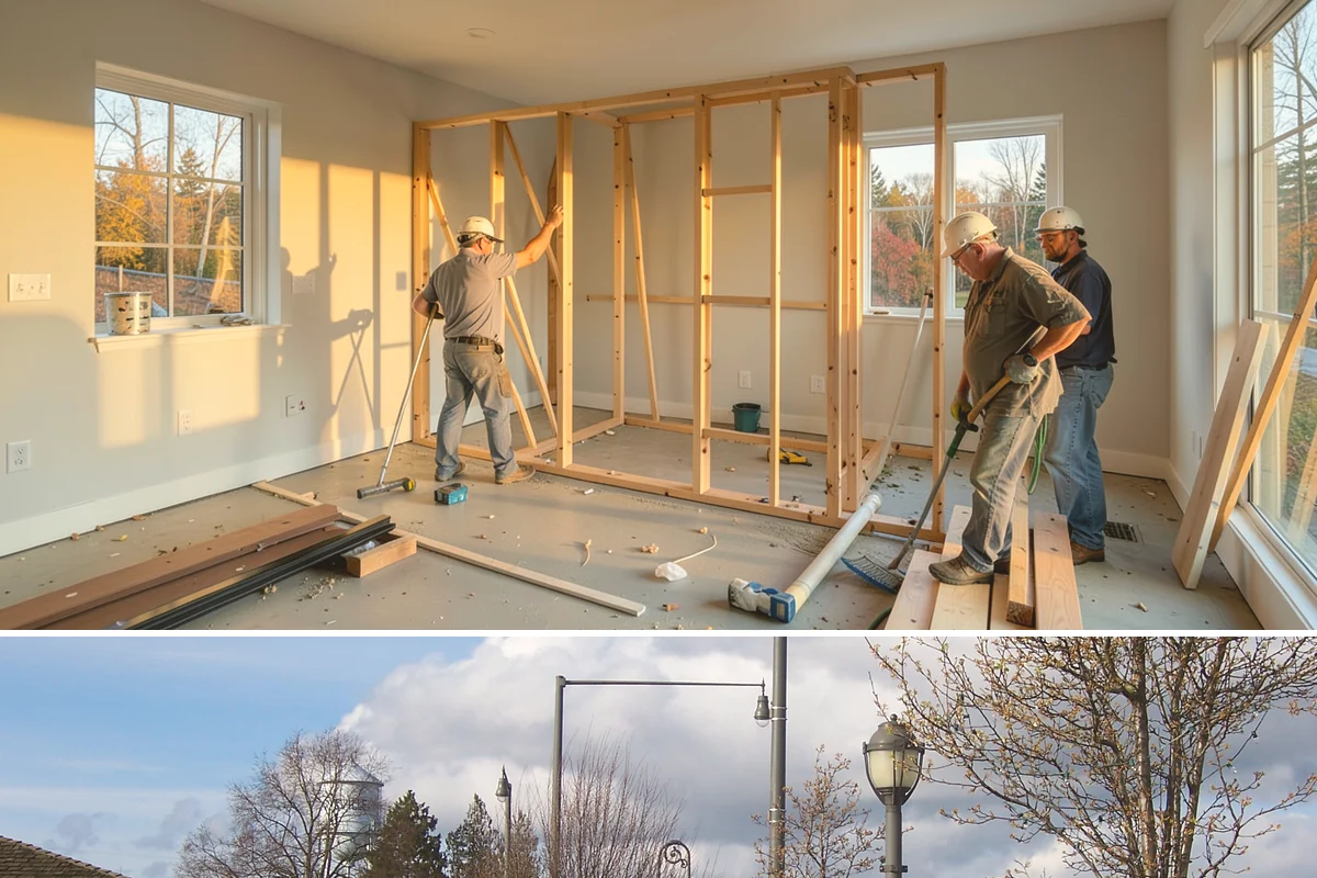 Panic Room Construction in Marysville, Snohomish County, WA - Panic room construction is interior work that can be completed discreetly in any season.