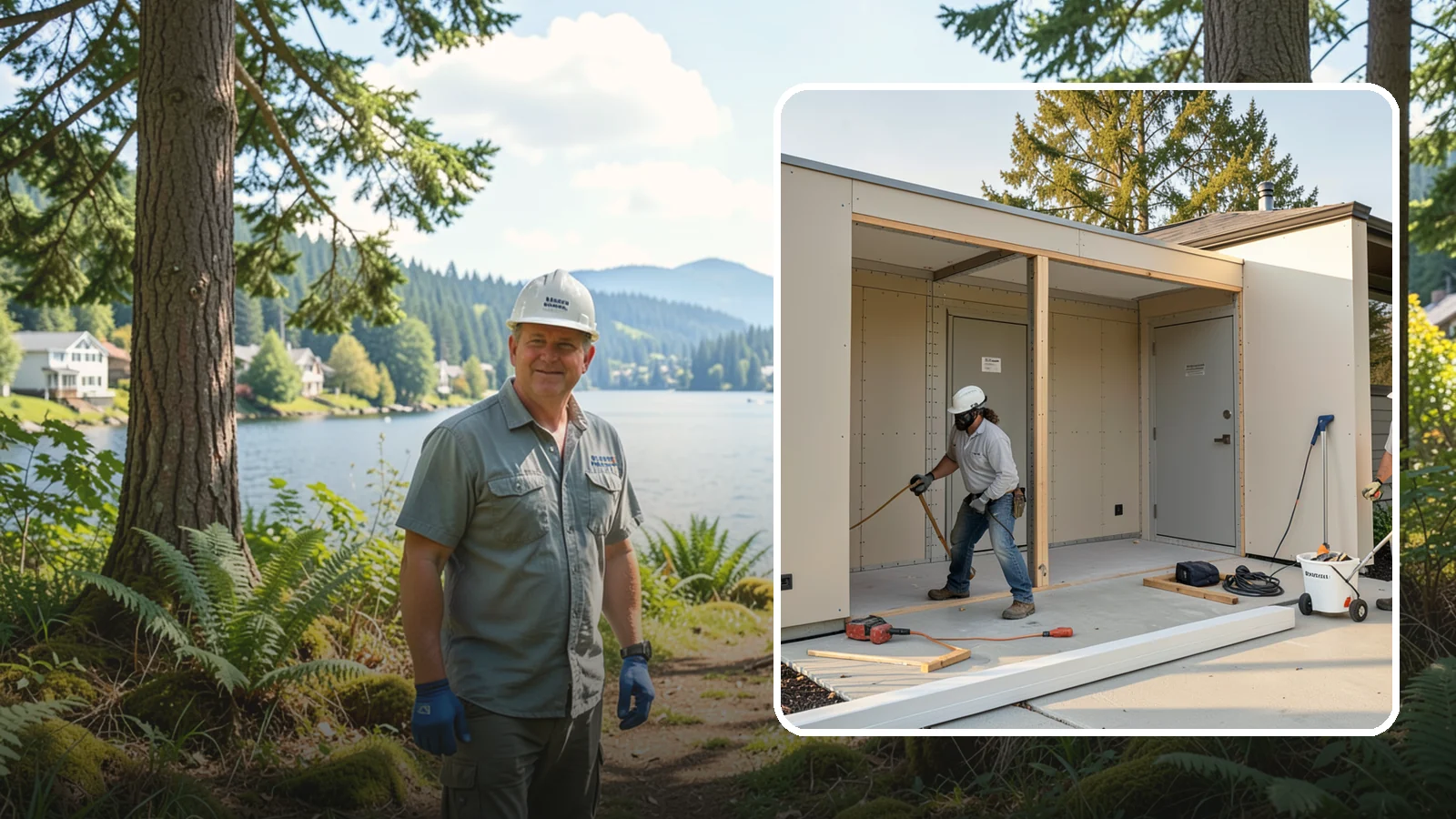 Panic Room Construction in Milton, King County, WA - We construct reinforced panic rooms that provide a secure, private refuge during emergencies.