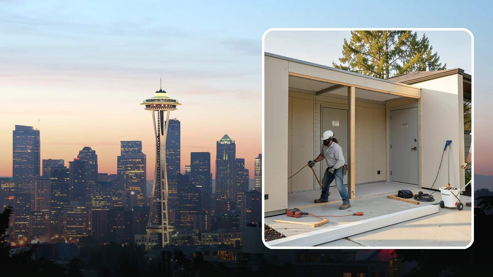 Panic Room Construction in Seattle, King County, WA - We construct reinforced panic rooms that provide a secure, private refuge during emergencies.