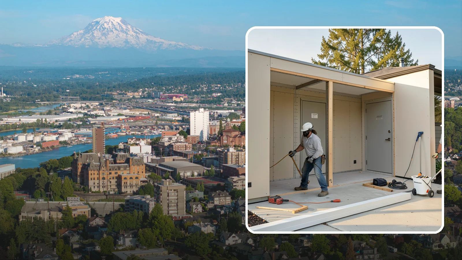 Panic Room Construction in Tacoma, Pierce County, WA - We construct reinforced panic rooms that provide a secure, private refuge during emergencies.