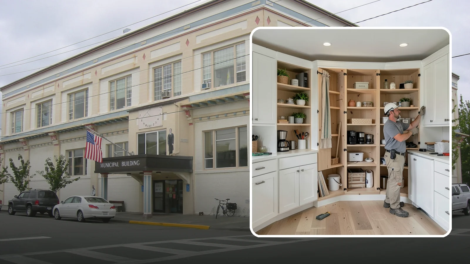 Pantry Construction in Anacortes, Skagit County, WA - Building a dedicated pantry, from a reach-in closet to a walk-in, to expand your kitchen's food and small-appliance storage.