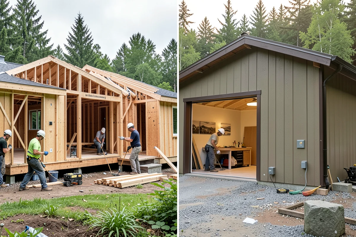Pantry Construction in Arlington, Snohomish County, WA - Plan location, size, and storage needs