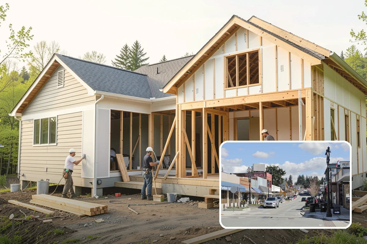 Pantry Construction in Bothell, King County, WA - Substantially more organized food storage