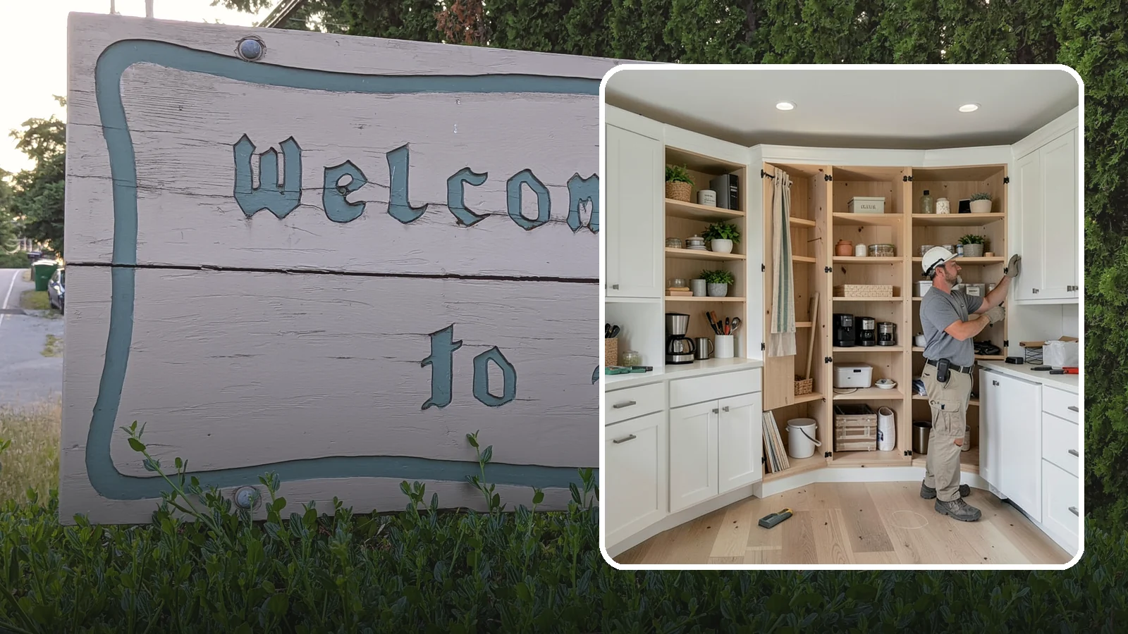 Pantry Construction in Brier, Snohomish County, WA - Building a dedicated pantry, from a reach-in closet to a walk-in, to expand your kitchen's food and small-appliance storage.