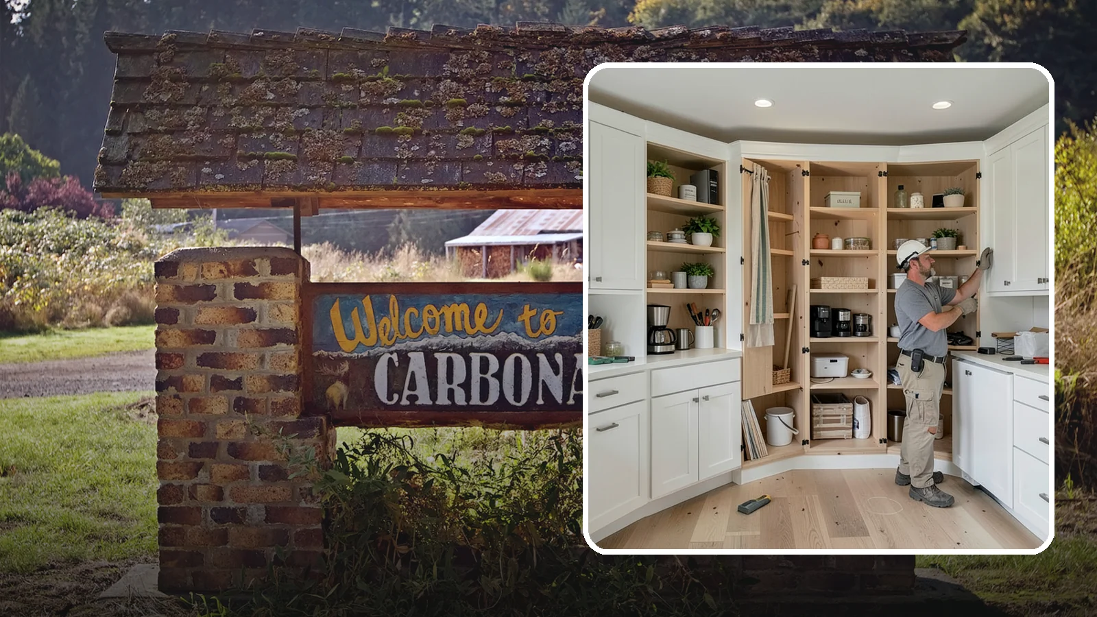 Pantry Construction in Carbonado, Pierce County, WA - Building a dedicated pantry, from a reach-in closet to a walk-in, to expand your kitchen's food and small-appliance storage.