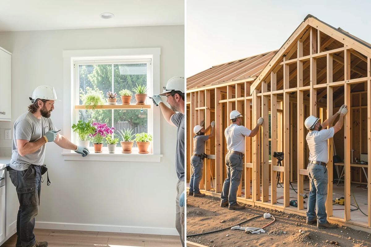 Pantry Construction in Duvall, King County, WA - Plan location, size, and storage needs