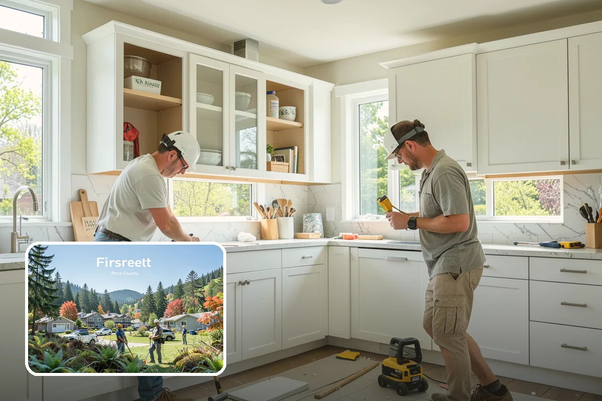 Pantry Construction in Fircrest, Pierce County, WA - Substantially more organized food storage