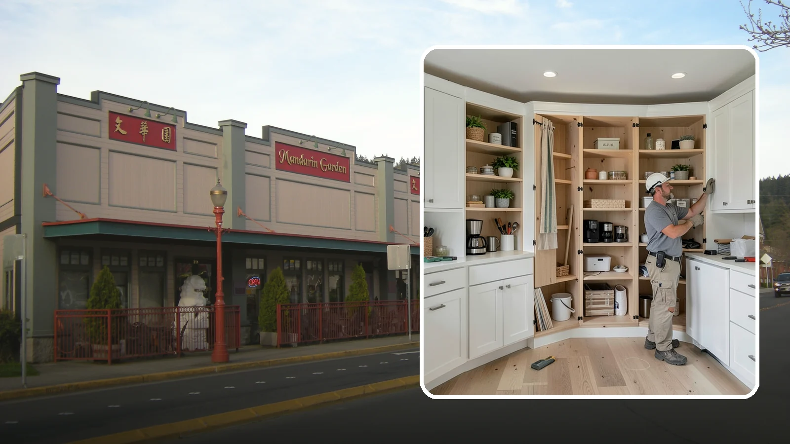 Pantry Construction in Issaquah, King County, WA - Building a dedicated pantry, from a reach-in closet to a walk-in, to expand your kitchen's food and small-appliance storage.