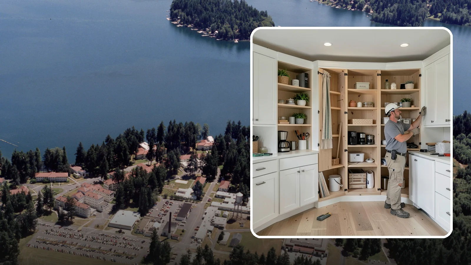 Pantry Construction in Lakewood, Pierce County, WA - Building a dedicated pantry, from a reach-in closet to a walk-in, to expand your kitchen's food and small-appliance storage.