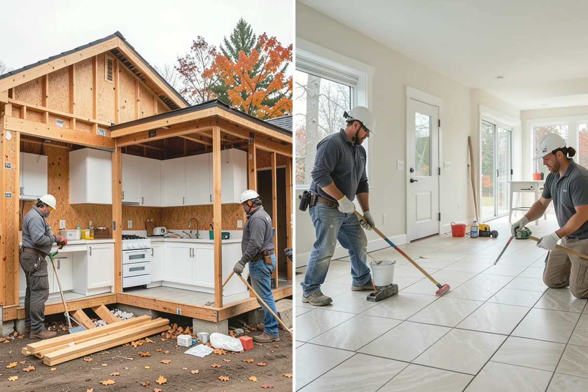 Pantry Construction in Mercer Island, King County, WA - Plan location, size, and storage needs