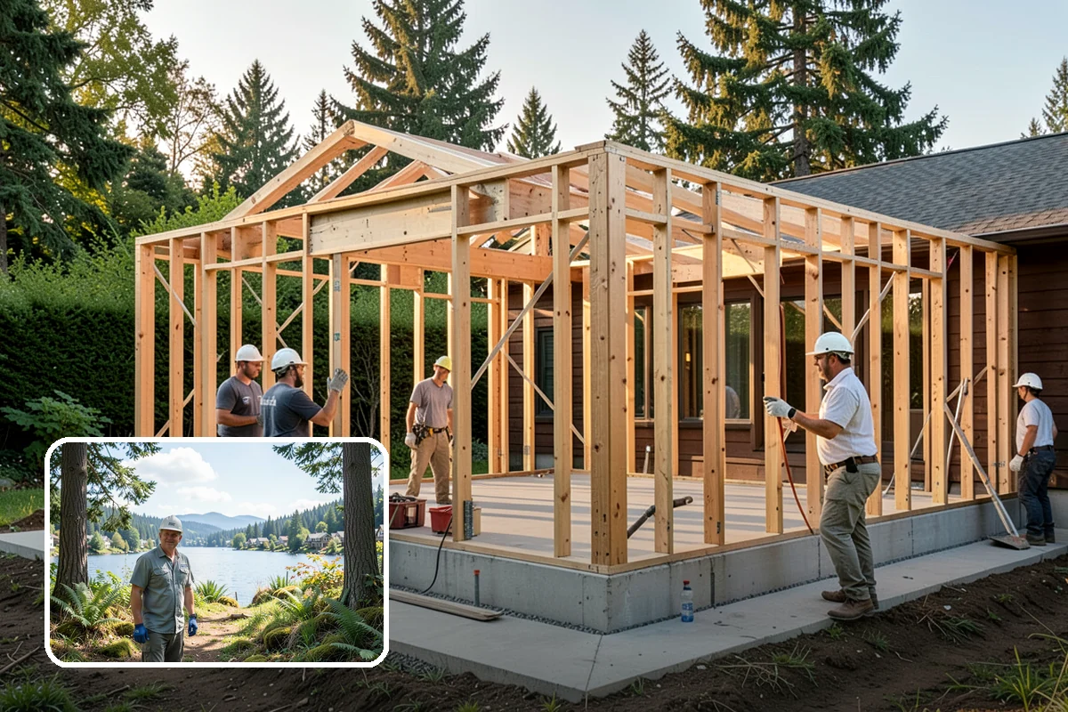 Pantry Construction in Milton, King County, WA - Substantially more organized food storage