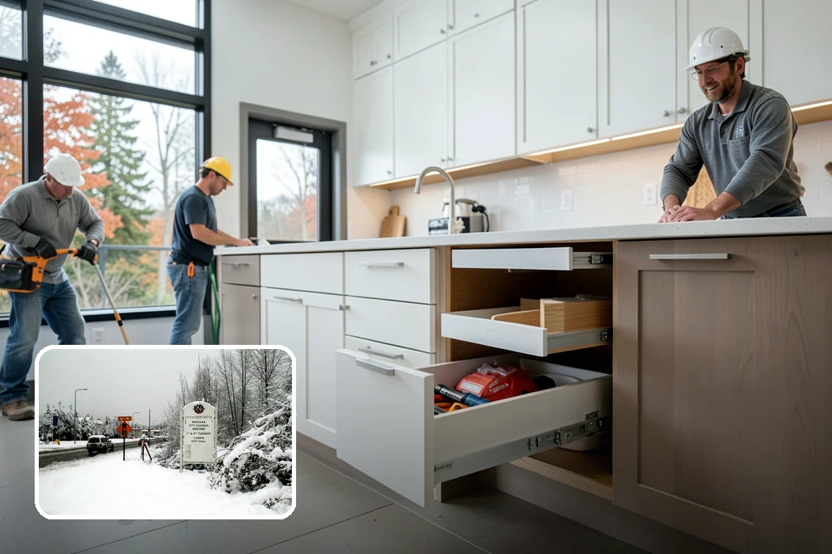 Pantry Construction in Newcastle, King County, WA - Substantially more organized food storage