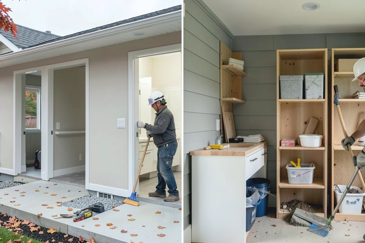 Pantry Construction in Redmond, King County, WA - Plan location, size, and storage needs