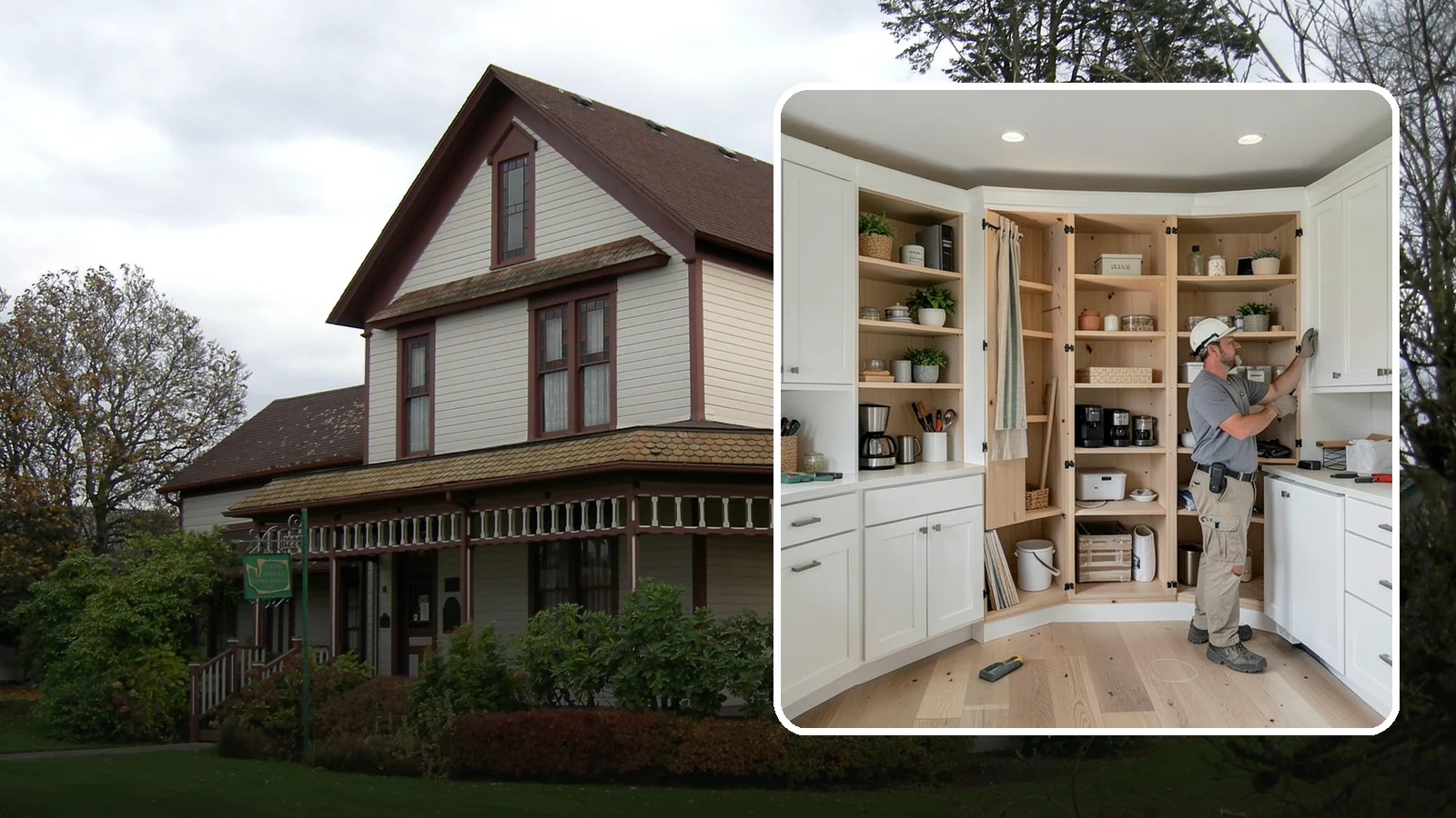 Pantry Construction in Sumner, Pierce County, WA - Building a dedicated pantry, from a reach-in closet to a walk-in, to expand your kitchen's food and small-appliance storage.