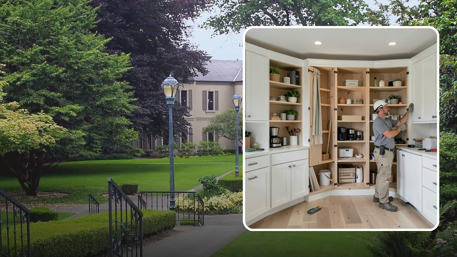 Pantry Construction in Woodinville, King County, WA - Building a dedicated pantry, from a reach-in closet to a walk-in, to expand your kitchen's food and small-appliance storage.