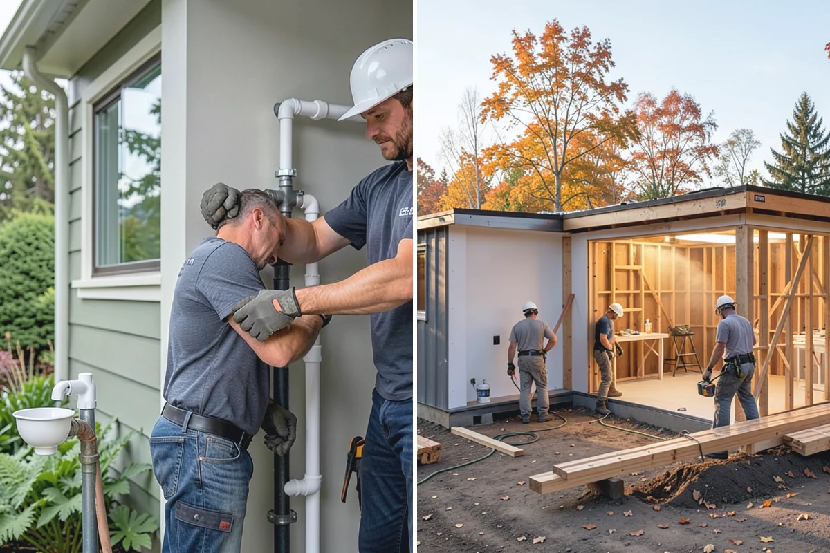 Pantry Construction in Woodinville, King County, WA - Plan location, size, and storage needs