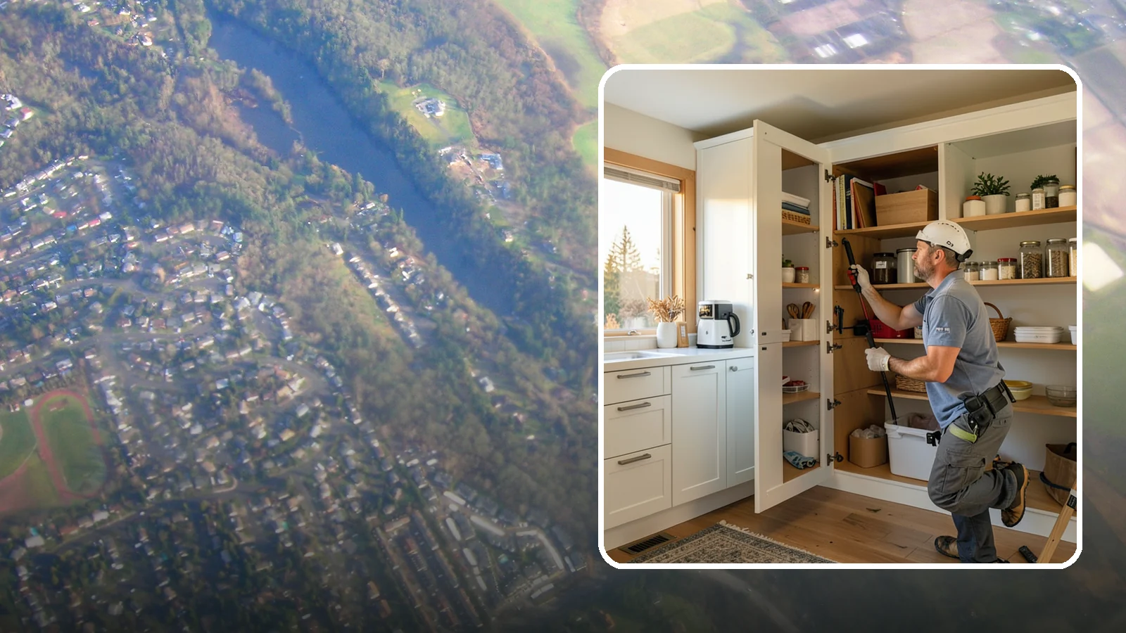 Pantry Shelving in Algona, King County, WA - Designing and installing efficient shelving inside an existing pantry to maximize capacity and organization.