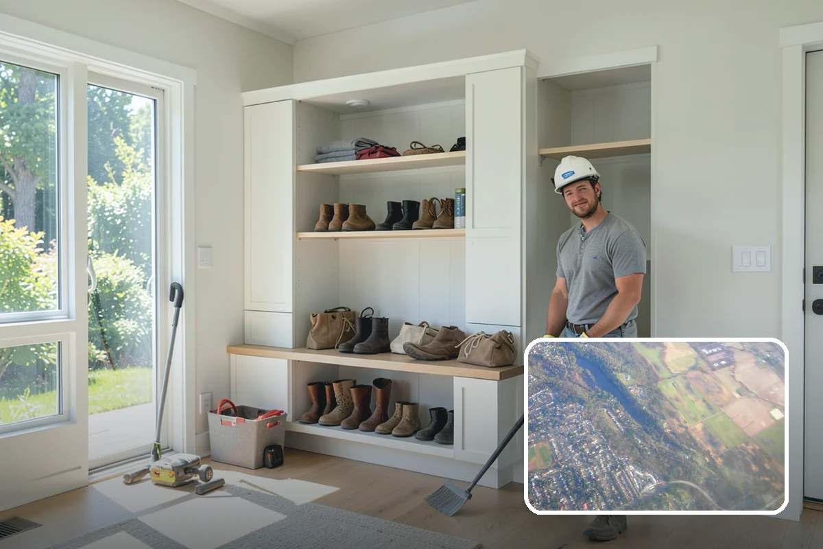 Pantry Shelving in Algona, King County, WA - Maximized storage in the existing footprint