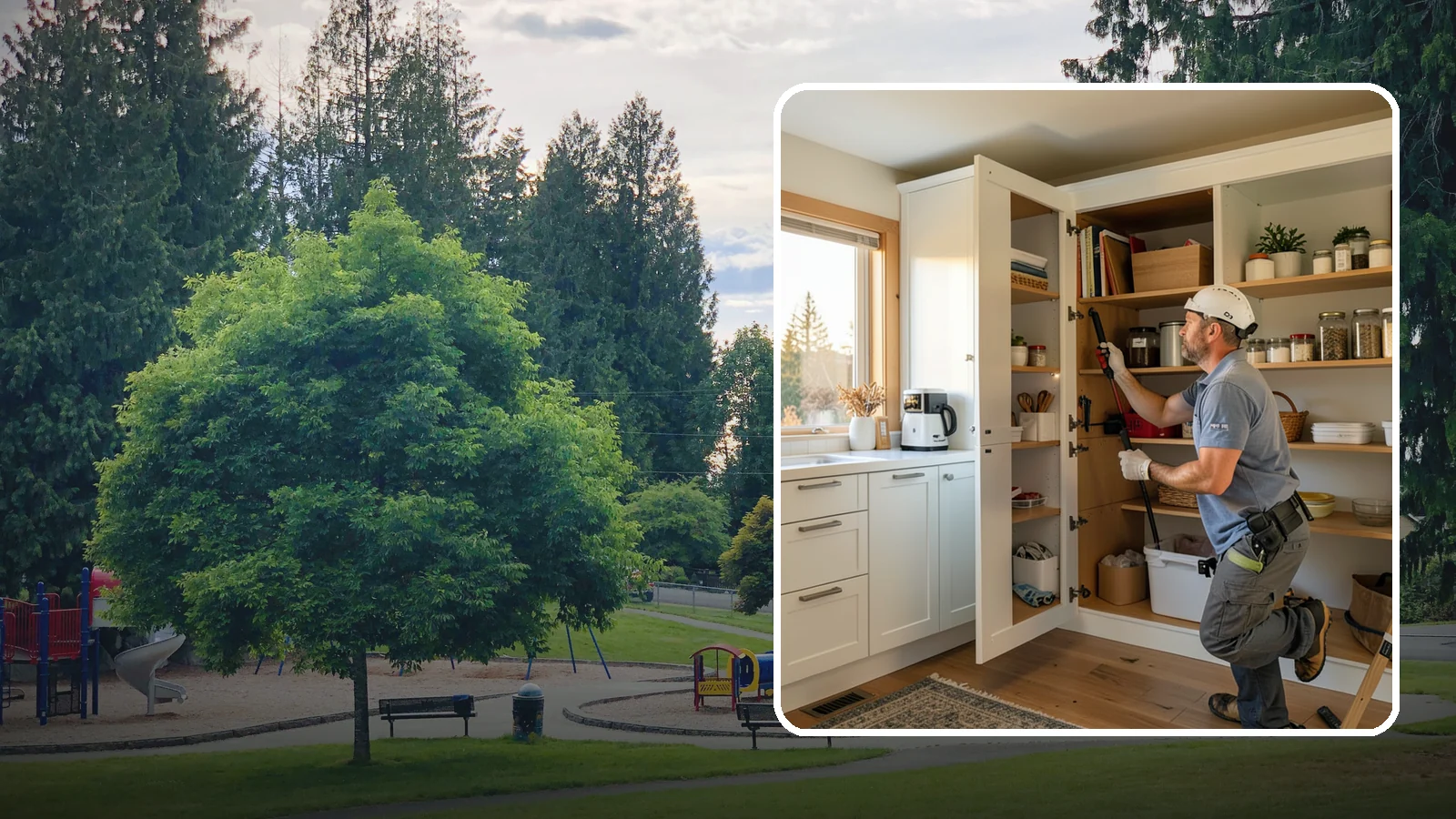 Pantry Shelving in Bonney Lake, Pierce County, WA - Designing and installing efficient shelving inside an existing pantry to maximize capacity and organization.