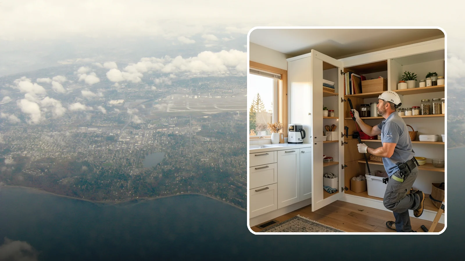 Pantry Shelving in Burien, King County, WA - Designing and installing efficient shelving inside an existing pantry to maximize capacity and organization.