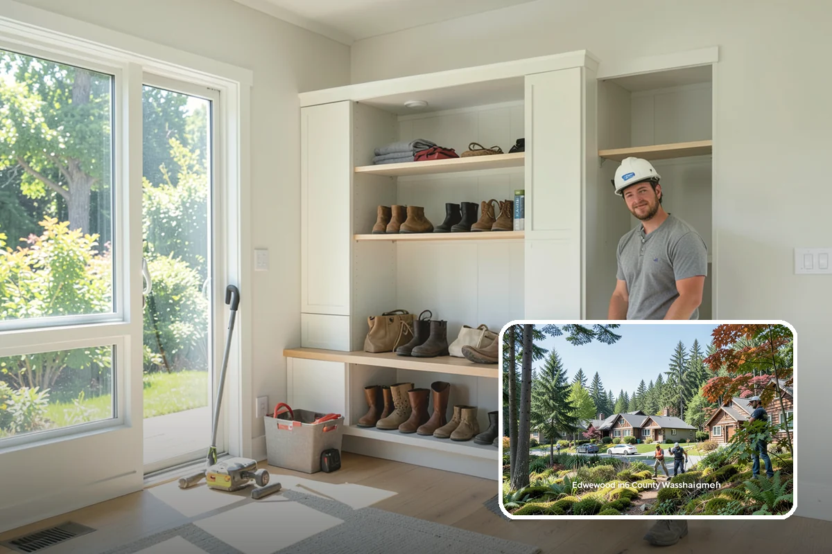 Pantry Shelving in Edgewood, Pierce County, WA - Maximized storage in the existing footprint