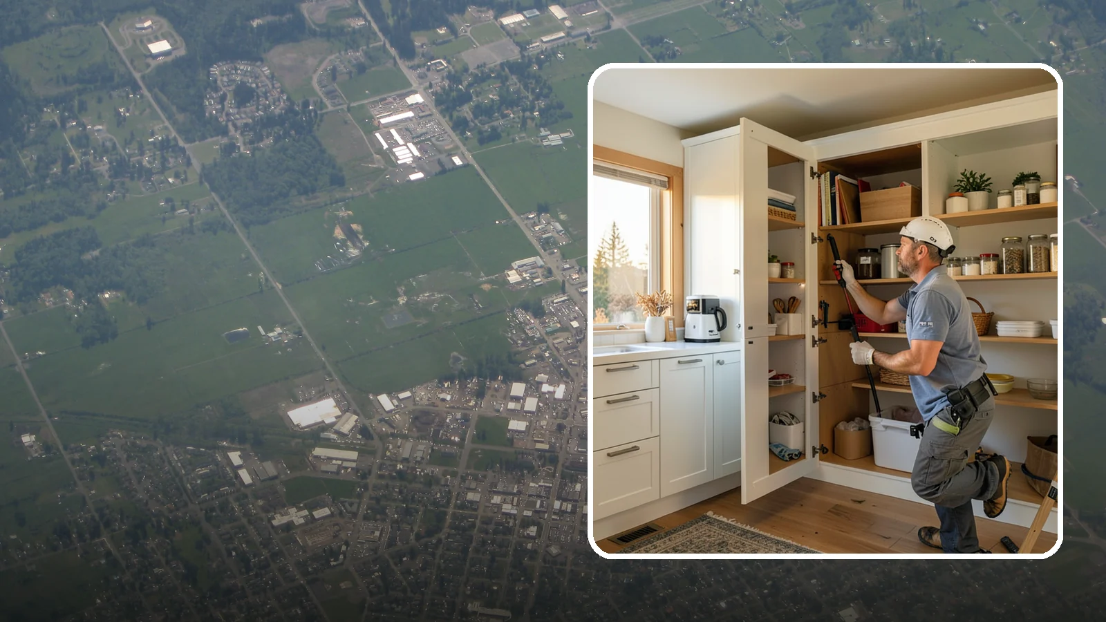 Pantry Shelving in Enumclaw, King County, WA - Designing and installing efficient shelving inside an existing pantry to maximize capacity and organization.