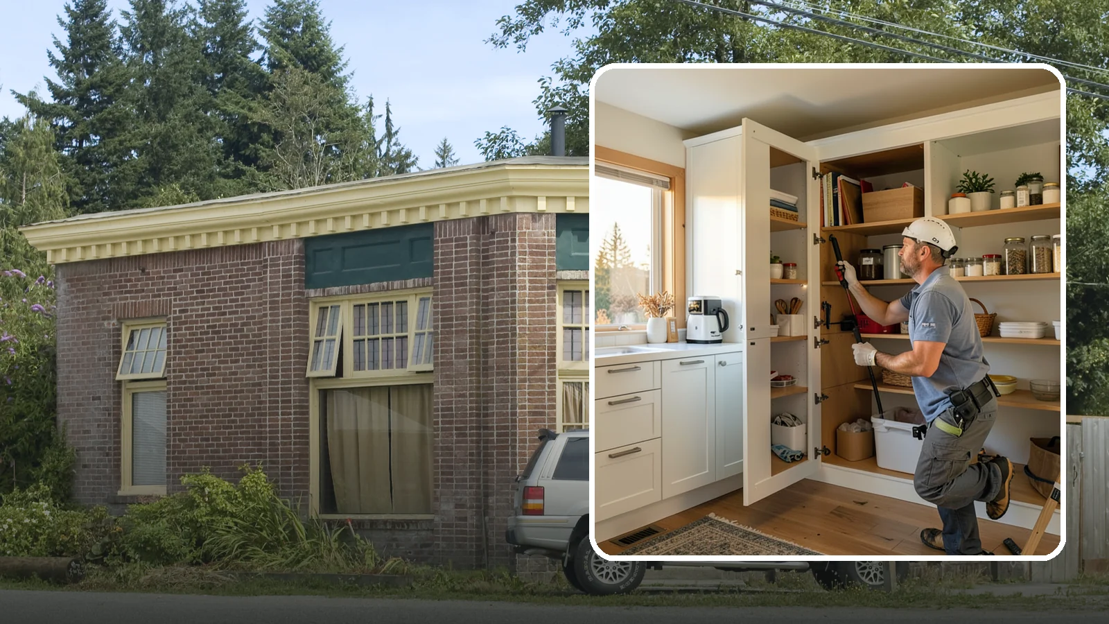 Pantry Shelving in Hamilton, Skagit County, WA - Designing and installing efficient shelving inside an existing pantry to maximize capacity and organization.
