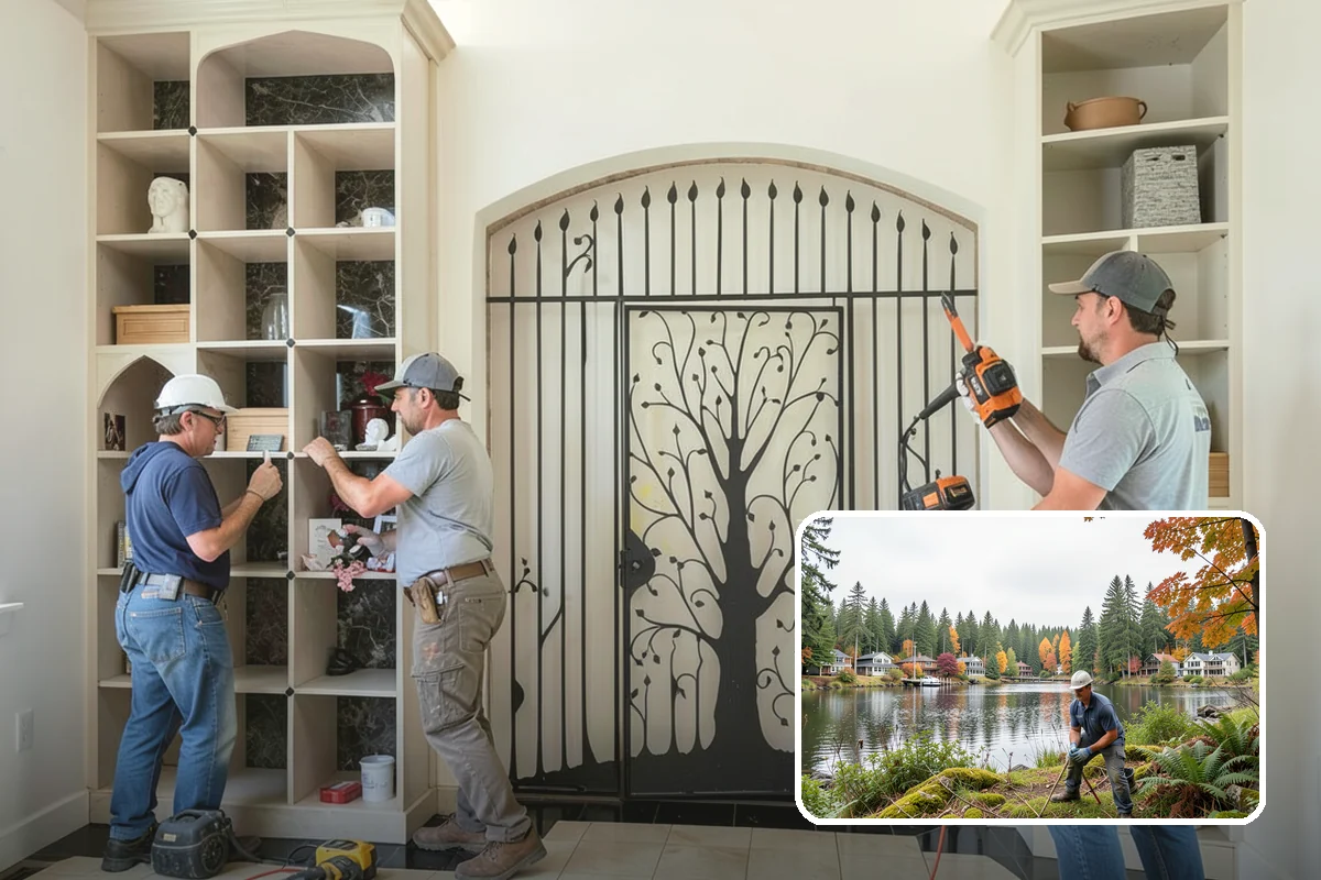Pantry Shelving in La Conner, Skagit County, WA - Maximized storage in the existing footprint