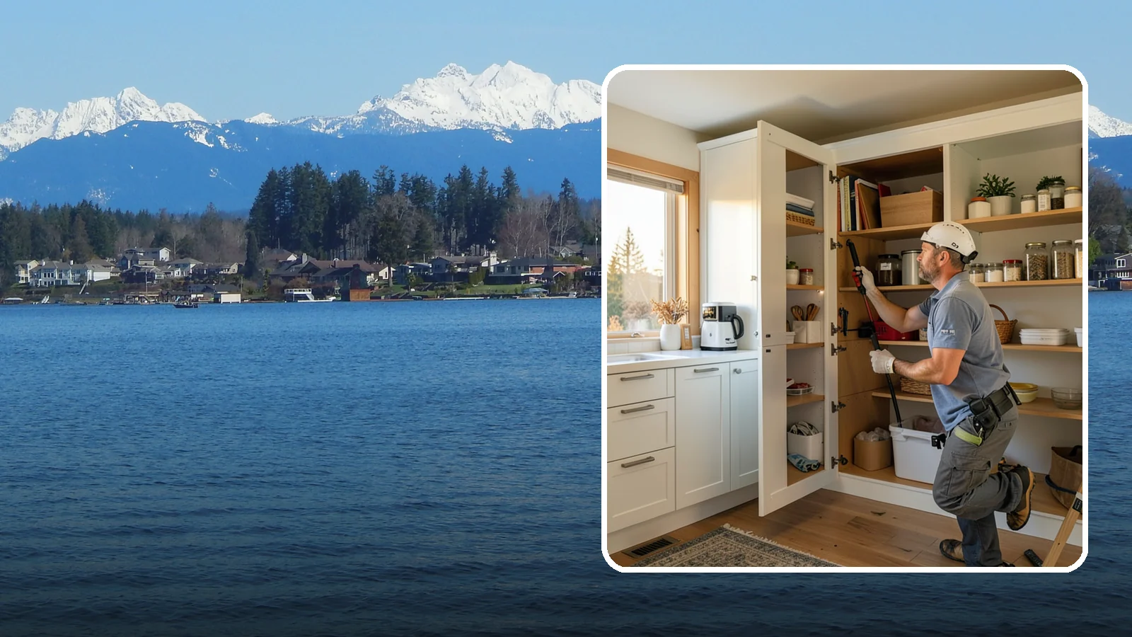 Pantry Shelving in Lake Stevens, Snohomish County, WA - Designing and installing efficient shelving inside an existing pantry to maximize capacity and organization.