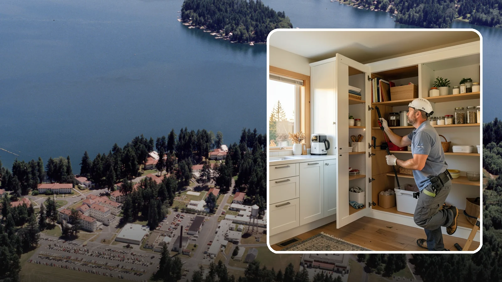 Pantry Shelving in Lakewood, Pierce County, WA - Designing and installing efficient shelving inside an existing pantry to maximize capacity and organization.