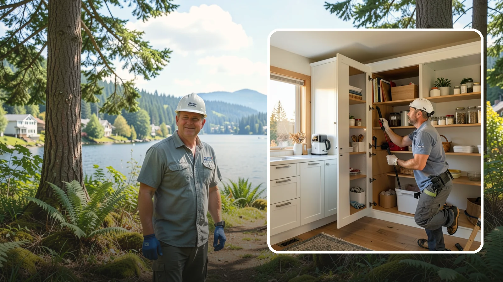 Pantry Shelving in Milton, King County, WA - Designing and installing efficient shelving inside an existing pantry to maximize capacity and organization.