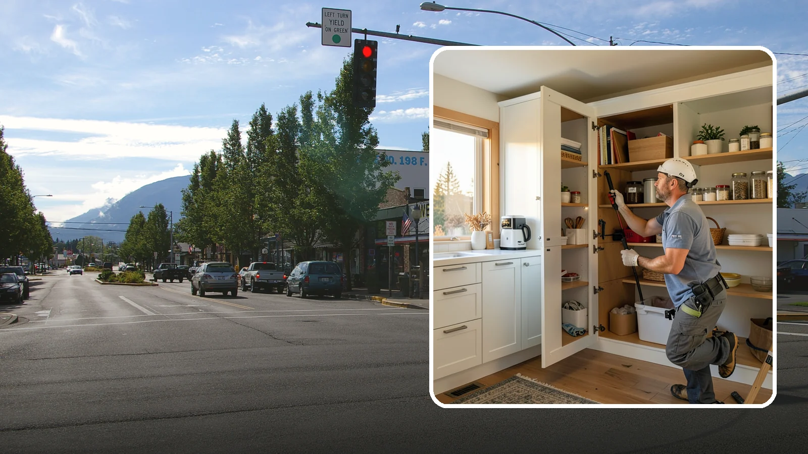 Pantry Shelving in North Bend, King County, WA - Designing and installing efficient shelving inside an existing pantry to maximize capacity and organization.