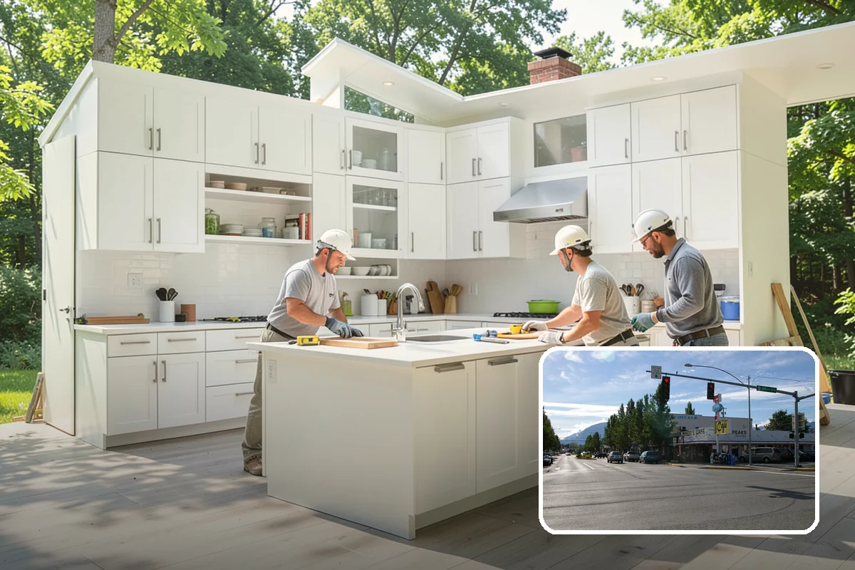 Pantry Shelving in North Bend, King County, WA - Maximized storage in the existing footprint