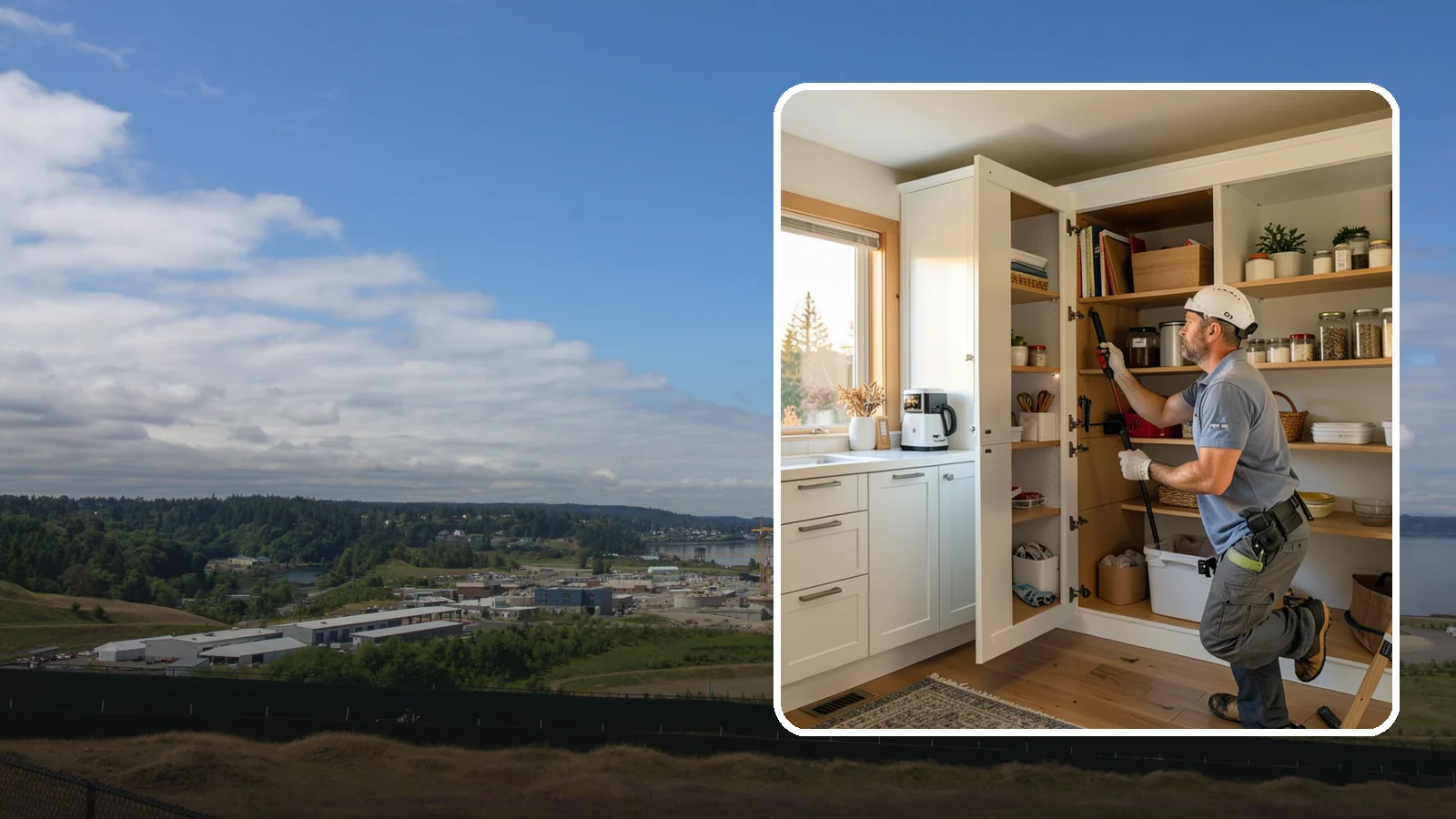 Pantry Shelving in University Place, Pierce County, WA - Designing and installing efficient shelving inside an existing pantry to maximize capacity and organization.