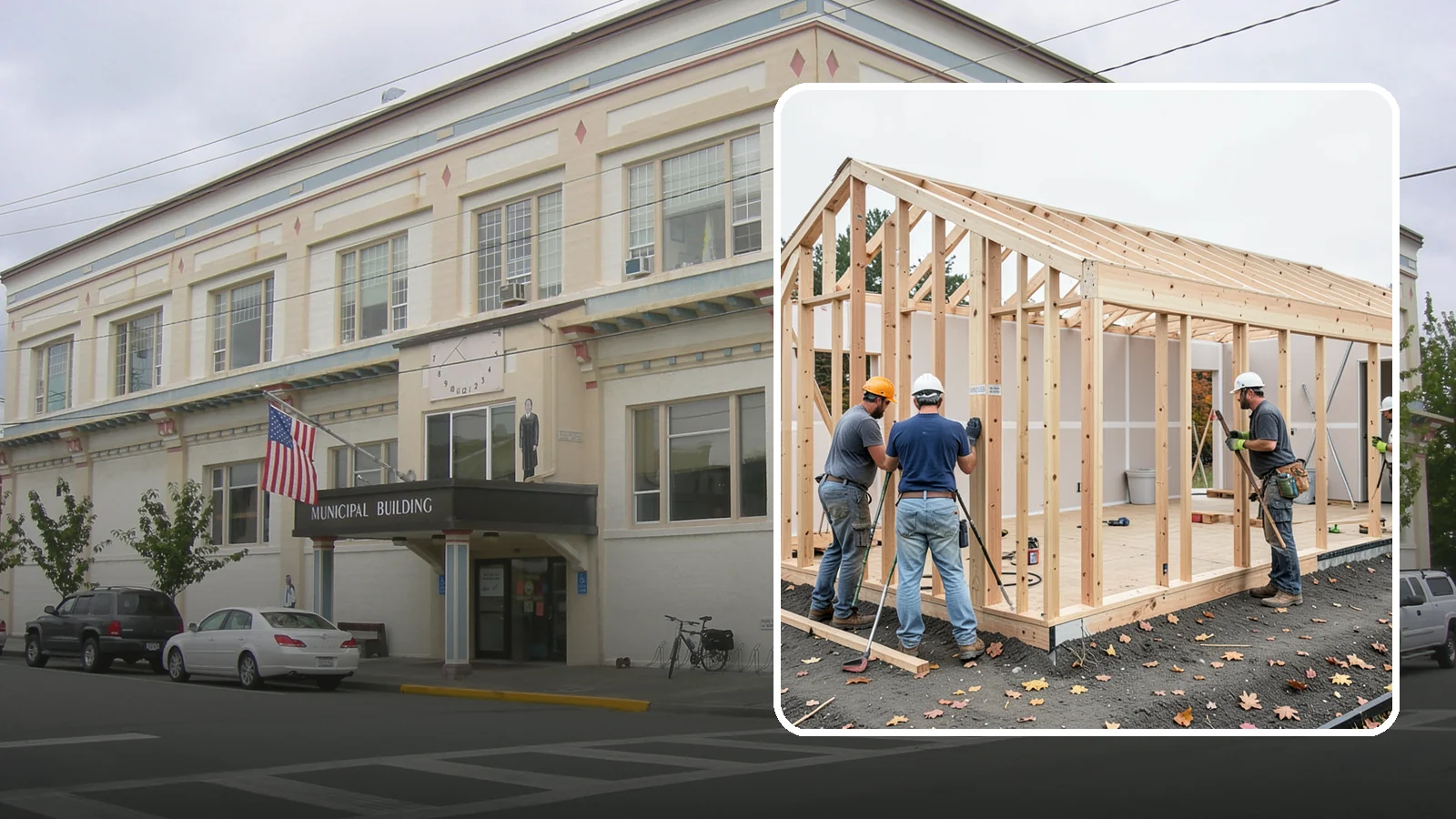 Partition Wall Installation in Anacortes, Skagit County, WA - Installing partition walls to divide a large room into functional, separate areas.