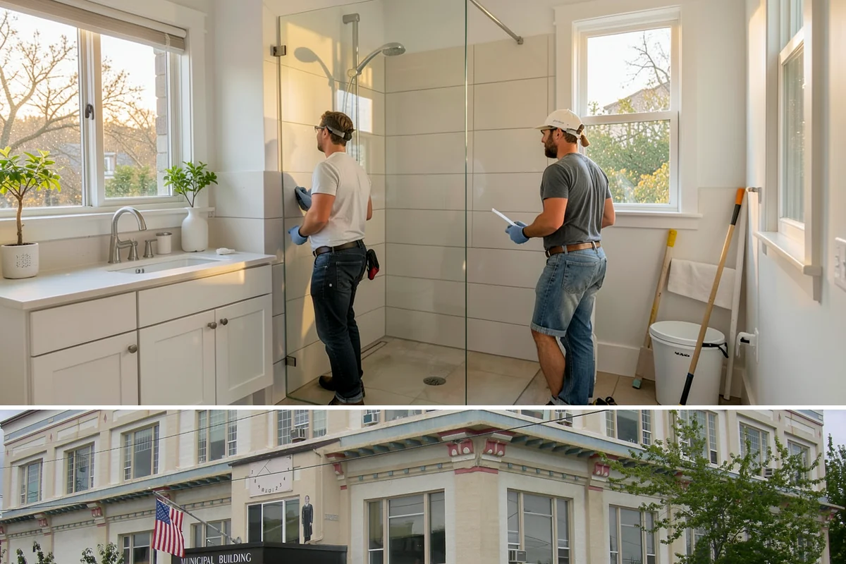 Partition Wall Installation in Anacortes, Skagit County, WA - Partition installs are indoor projects suitable in any month of the year.