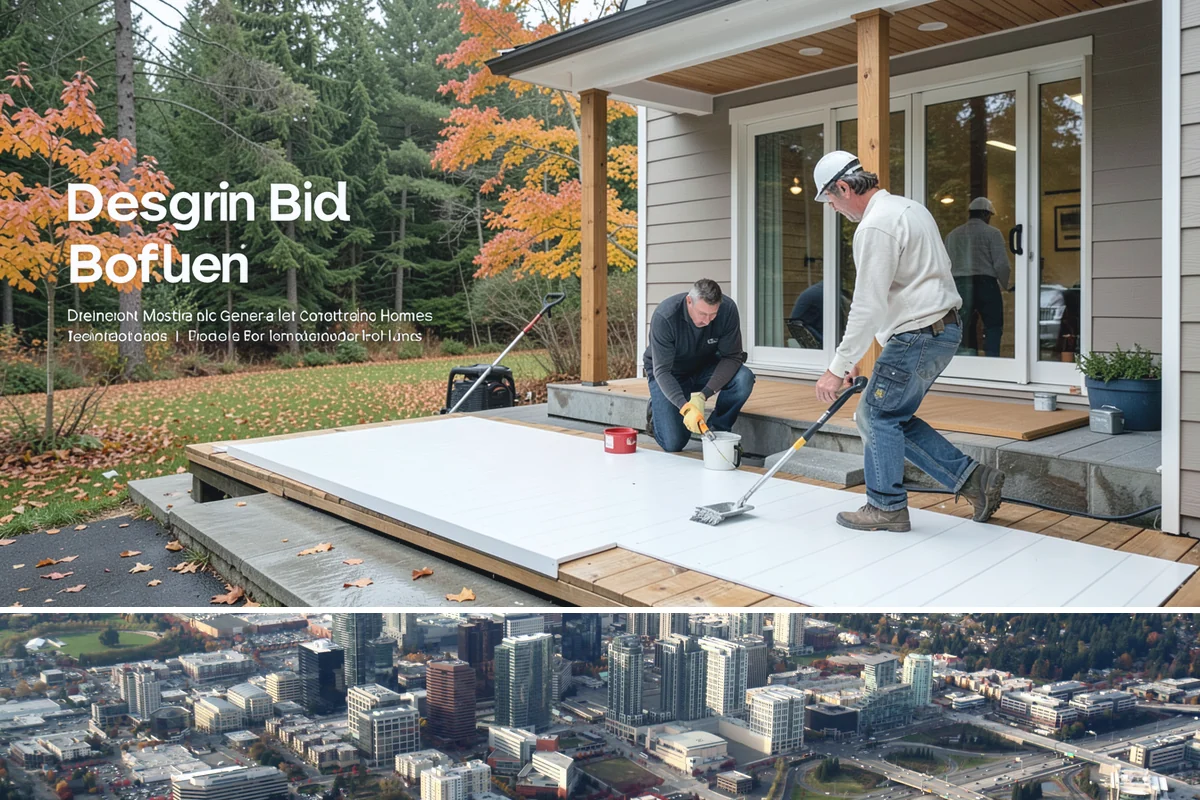 Partition Wall Installation in Bellevue, King County, WA - Partition installs are indoor projects suitable in any month of the year.