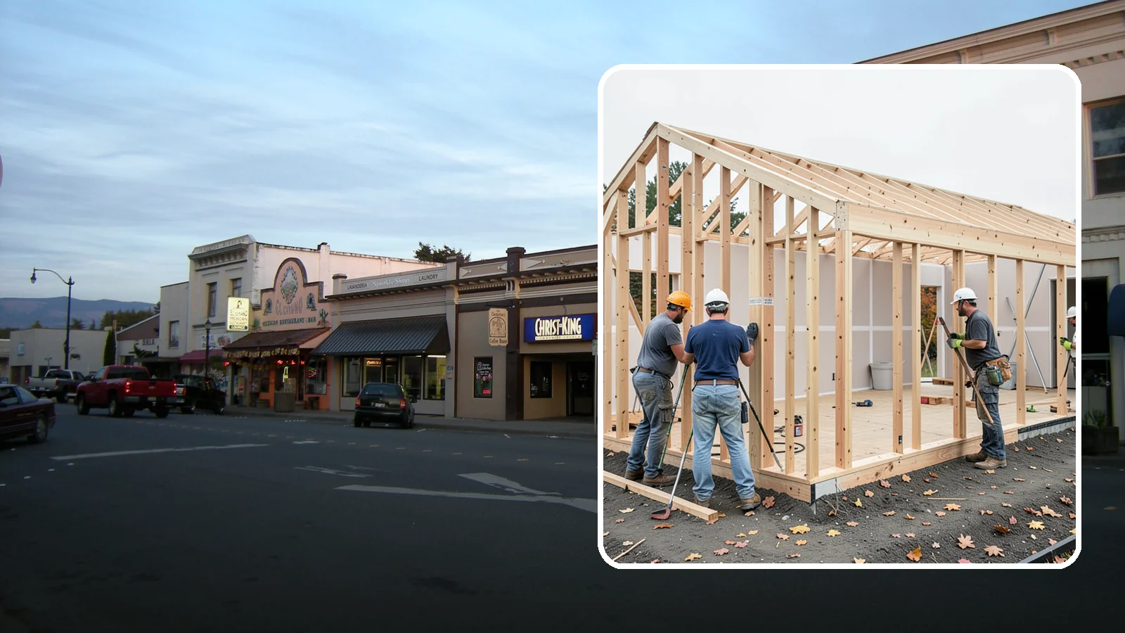 Partition Wall Installation in Burlington, Skagit County, WA - Installing partition walls to divide a large room into functional, separate areas.