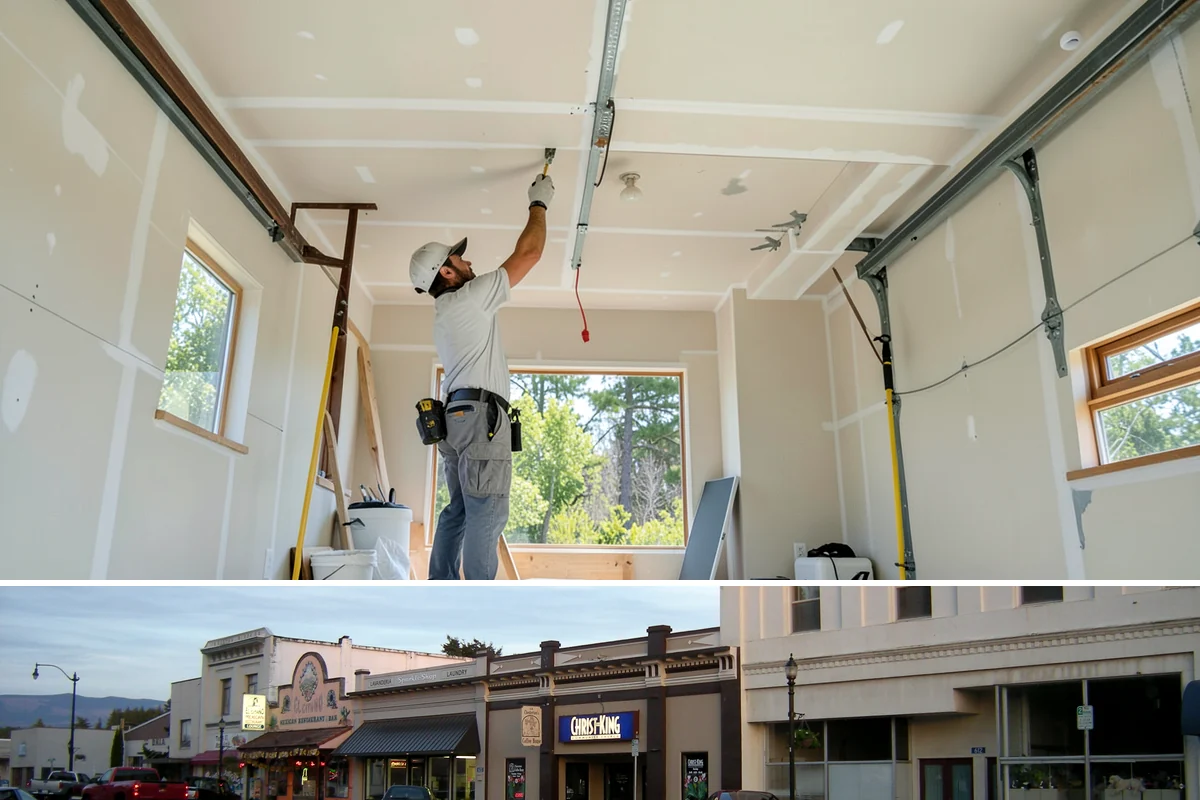 Partition Wall Installation in Burlington, Skagit County, WA - Partition installs are indoor projects suitable in any month of the year.