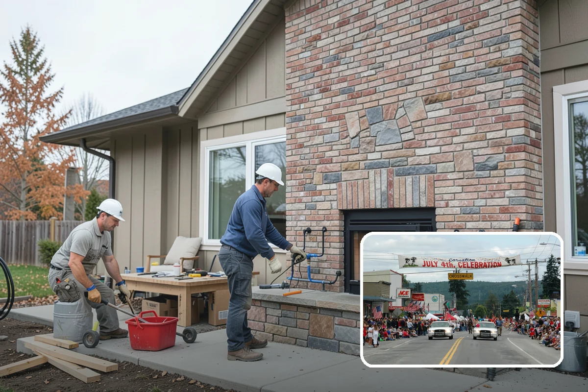Partition Wall Installation in Carnation, King County, WA - Divides oversized rooms into usable areas