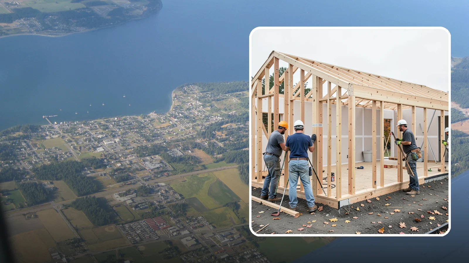Partition Wall Installation in Coupeville, Island County, WA - Installing partition walls to divide a large room into functional, separate areas.