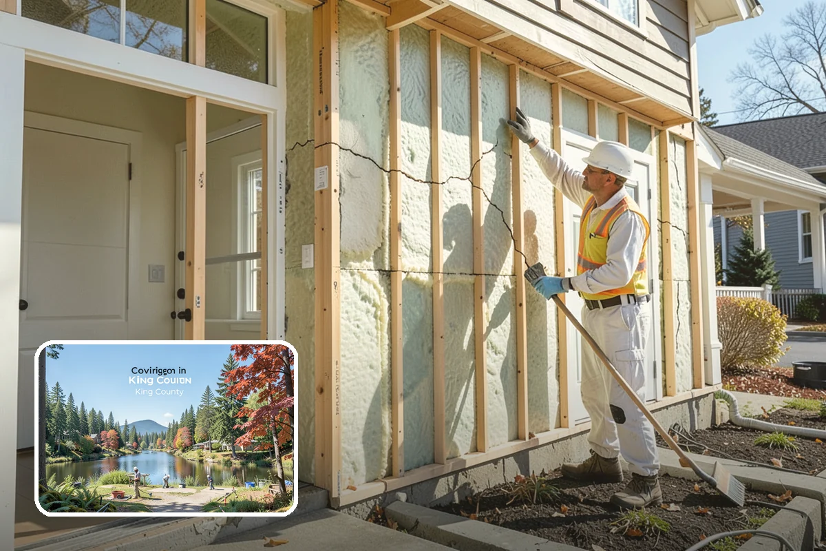 Partition Wall Installation in Covington, King County, WA - Divides oversized rooms into usable areas