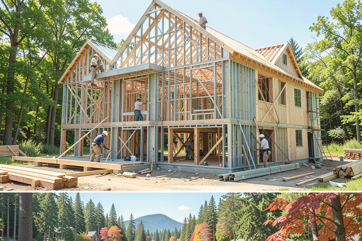 Partition Wall Installation in Covington, King County, WA - Partition installs are indoor projects suitable in any month of the year.