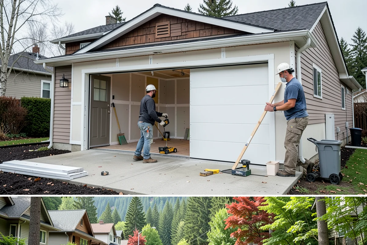 Partition Wall Installation in Darrington, Snohomish County, WA - Partition installs are indoor projects suitable in any month of the year.